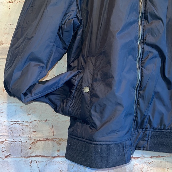 Velvet Graham Spencer windbreaker lined XL pockets full zip blue bomber jacket - Picture 4 of 11